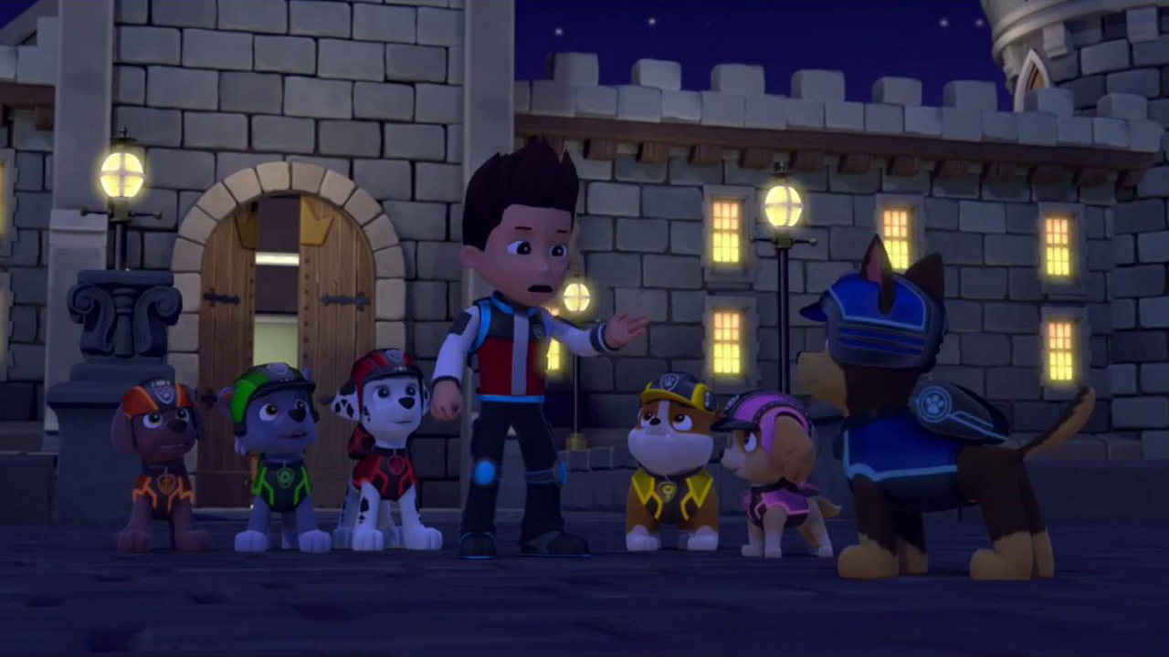 paw patrol quest for the crown