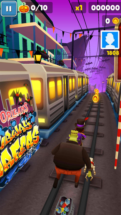 Subway Surf Halloween: Jogue Subway Surf Halloween