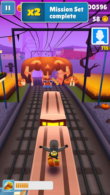 Subway Surfers Halloween Map Gameplay